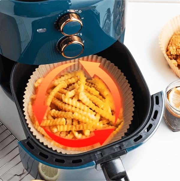 Bagepapir til Airfryer - Non-stick - 50-pak