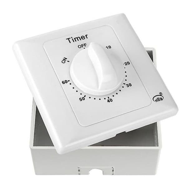 Timer Switch Mekanisk Nedräkning 60min Stäng Av Strömmen