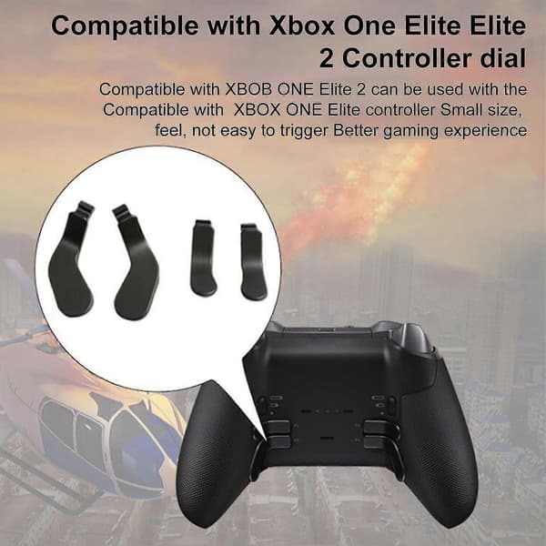 4 KPL Metalliset melat parantavat pelisuoritusta, korvaava kahvan valitsin Xbox Elite Wireless Controller Series 2:lle