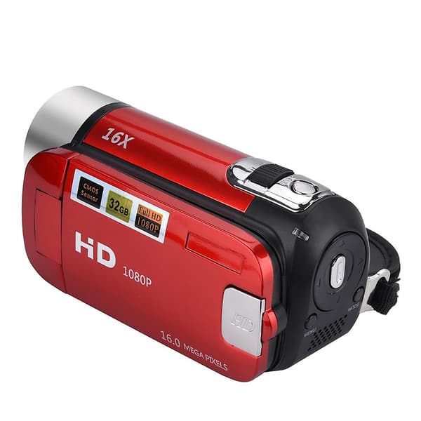 Digitalkamera DV 2,7 tum LCD Full HD 1080p [DB] Röd