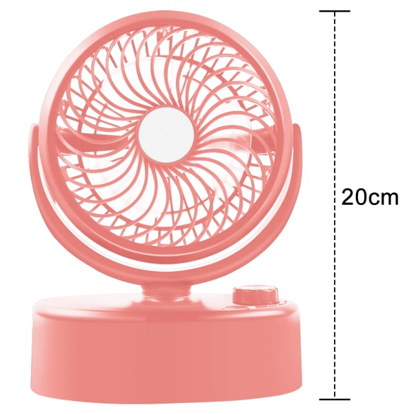 Skrivbordsfläkt Luftcirkulation USB -fläkt Mini Tyst Bärbar 3