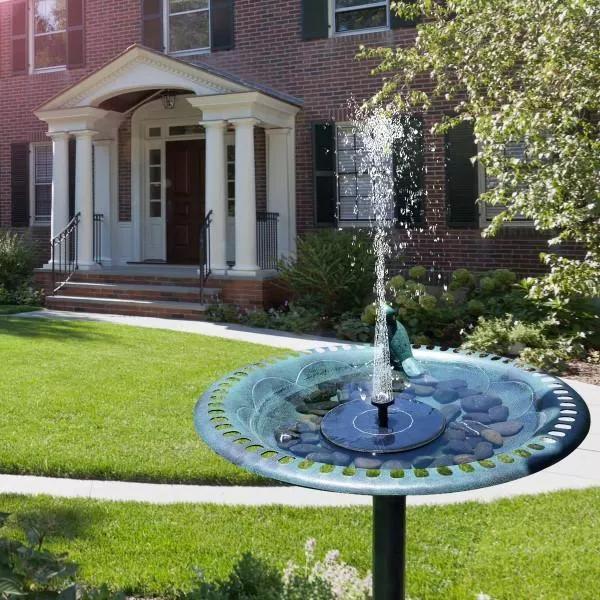 Solar fountain powered Fountain vand springvand Vandpumpe Pumpe Black