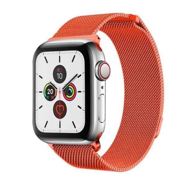 Klockarmband Apple Watch 1/2/3/4/5/6/SE Armband Milanese 38/40 - Orange