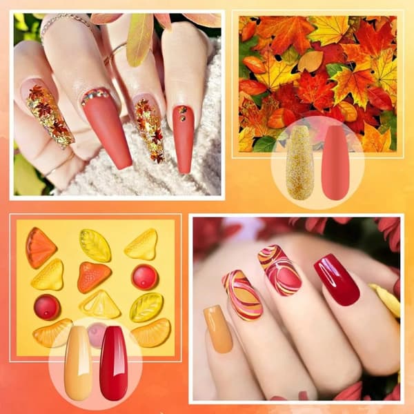 UV Nagelkit Nail Gel Nagellack Polygel multifärg