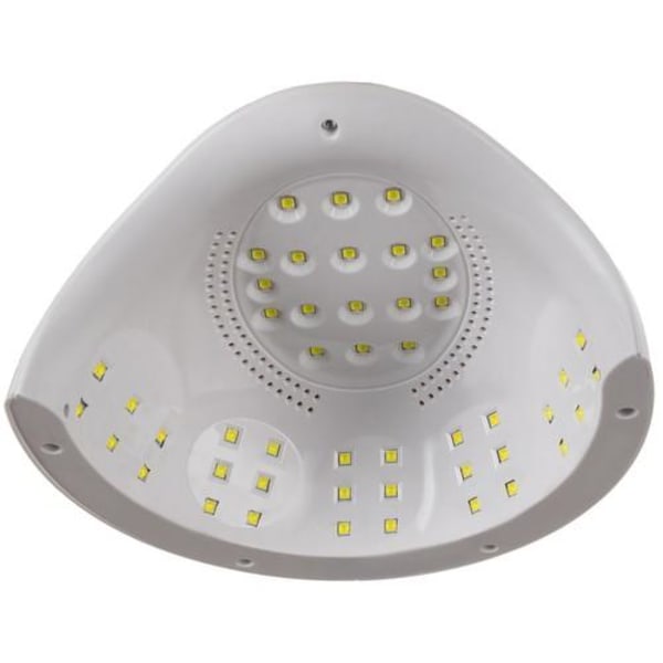 72W UV/LED lampe Negletørrer Neglelampe med timer White