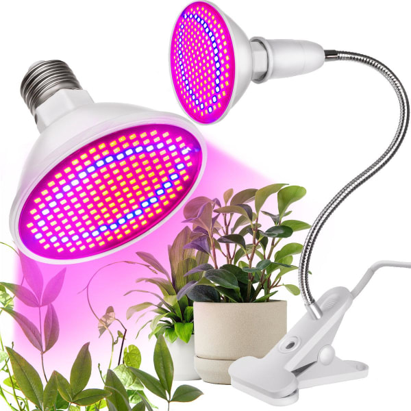 Växtlampa 200 LED / Lampa för Växter Belysning multifärg