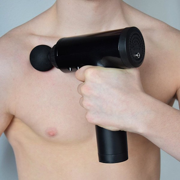 Massagepistol / Muskelpistol / Massage Gun - Trådlös Svart