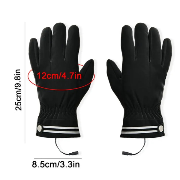 Värmehandskar Handskar Vantar 37-45 grader Svart one size
