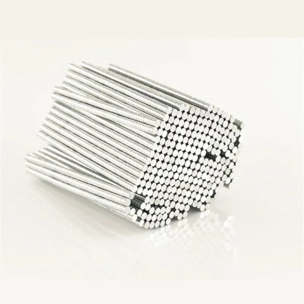80 st 1 x 1 mm Neodymmagneter / N35 magnet Magneter Silver