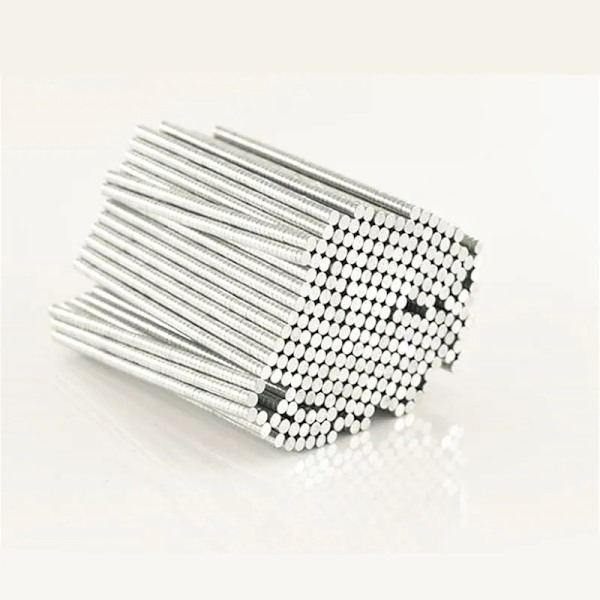 80 st 1 x 1 mm Neodymmagneter / N35 magnet Magneter Silver