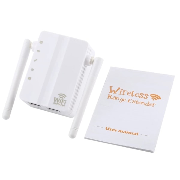 Wi-Fi Förstärkare Repeater / Förlänger Räckvidden 300 Mbps Wifi Vit