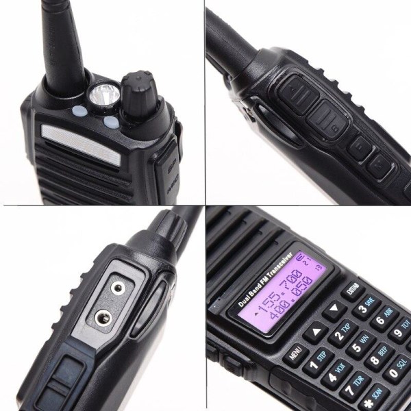 Baofeng UV-82 VHF / UHF Dual Band Walkie Talkie Com radio Black