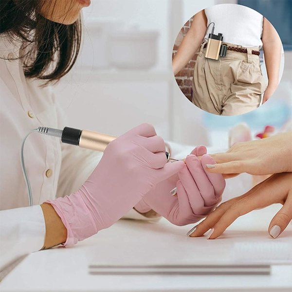 Elektrisk Nagelfil Manikyr Kit med Tillbehör multifärg