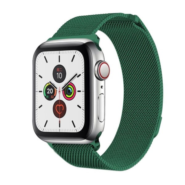 Urarmbånd Apple Watch 1/2/3/4/5/6/SE Armbånd Milanese 42/44 - Green