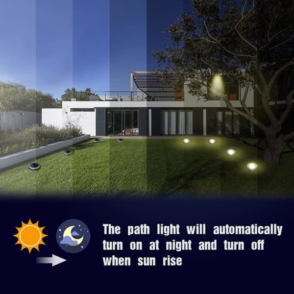 4-pak spotlights med solceller til havelampen havearbejde Silver