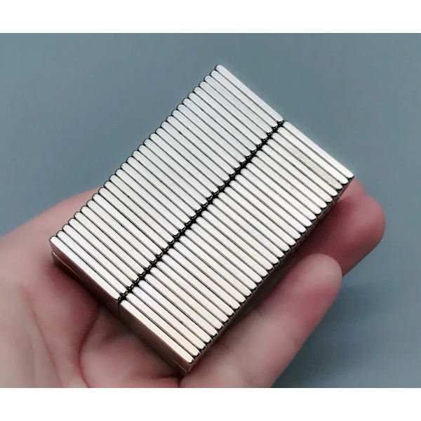 5 st 20 x 10 x 2 mm Neodymmagneter / N35 magnet Magneter Silver