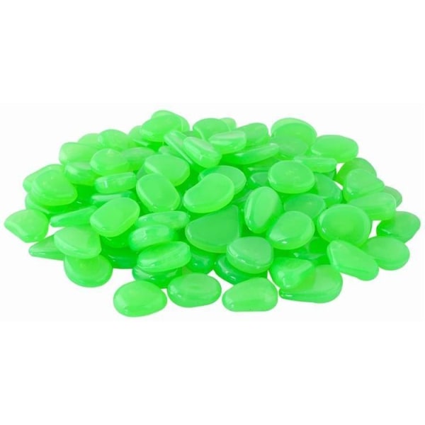 Valoisat koristekivet / Stones 100 Pack Green Green