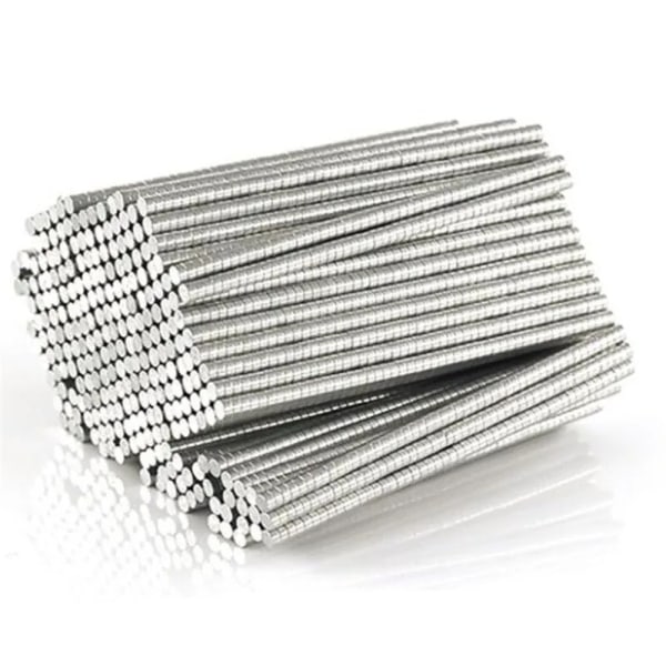 80 st 1 x 1 mm Neodymmagneter / N35 magnet Magneter Silver
