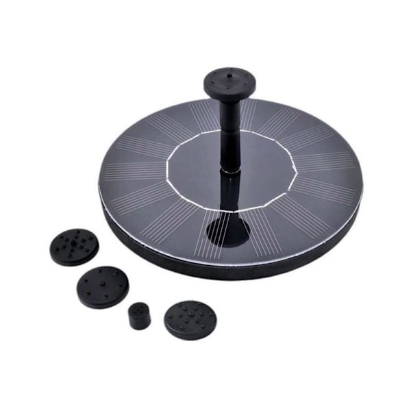 Solar fountain powered Fountain vand springvand Vandpumpe Pumpe Black