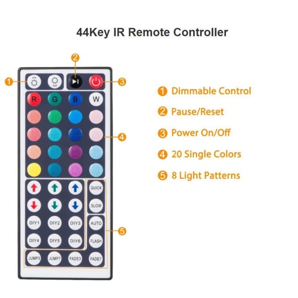 Joustava 20 m RGB LED-nauha / valosilmukka / LED-nauha Bluetooth-APP Multicolor