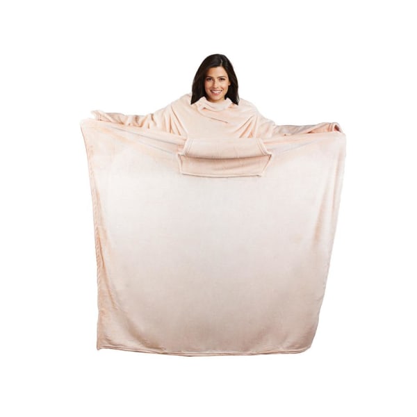 Snuggie Oversized Blanket Hættetrøje Blanket - Beige Beige