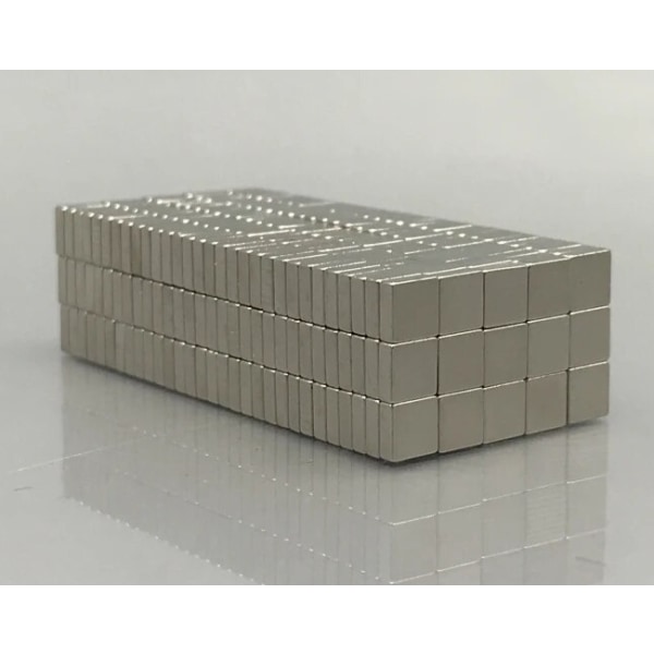 20 st 5 x 5 x 2 mm Neodymmagneter / N35 magnet Magneter Silver
