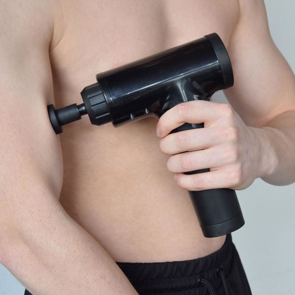 Massagepistol / Muskelpistol / Massage Gun - Trådlös Svart