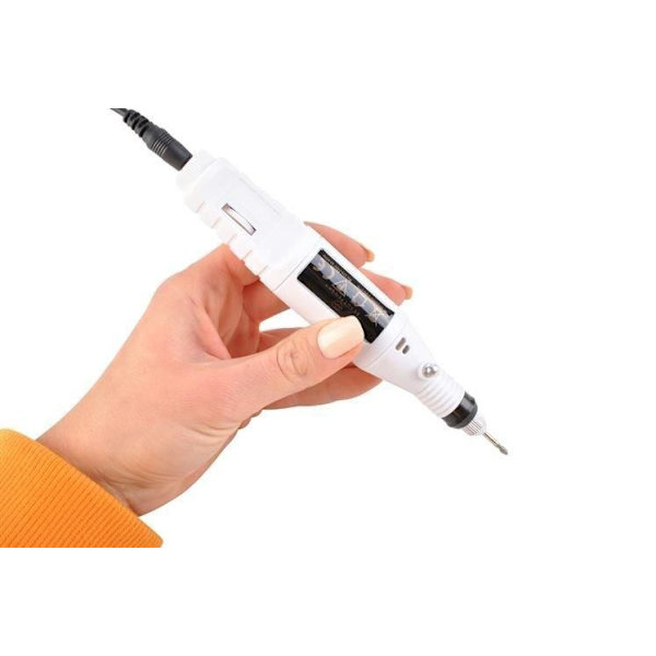 Elektrisk Nagelfil Manikyr Kit med Tillbehör Vit