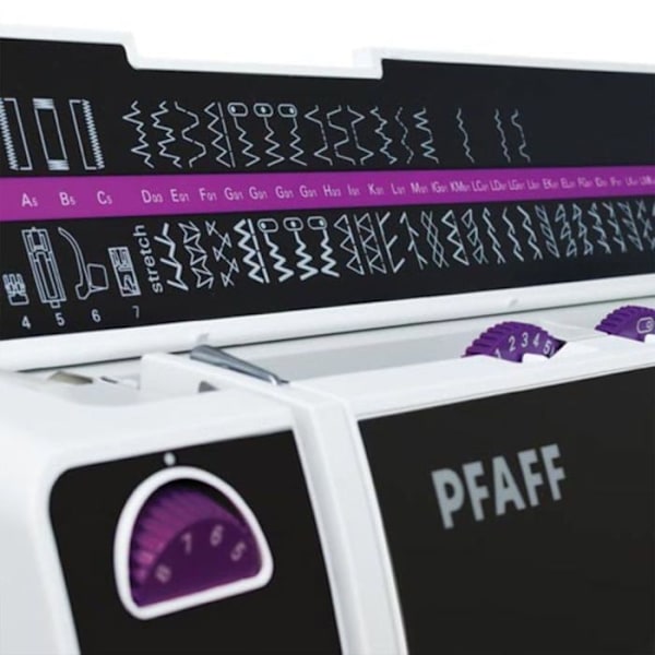 Symaskin - Pfaff - Select 4.2 - Automatisk trådträdare - 40 stygn - IDT Dual Feed Vit