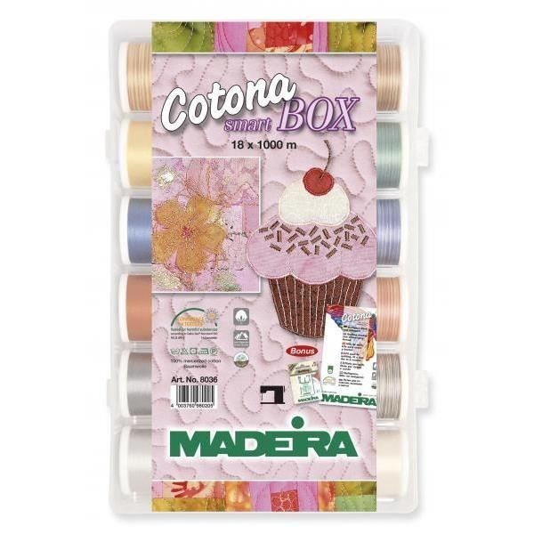 Madeira Smart Box quilttråd Cotona 8036