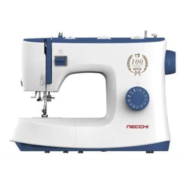 Symaskin - Necchi - K432A - 32 stygn - Automatisk nålträdare - Blå färg Blå