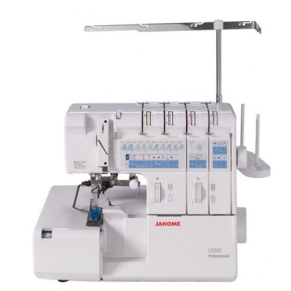 Janome 1200D Professional overlocker - 2,3,4 eller 5 tråds overlocker med täcksöm (3 nålar)