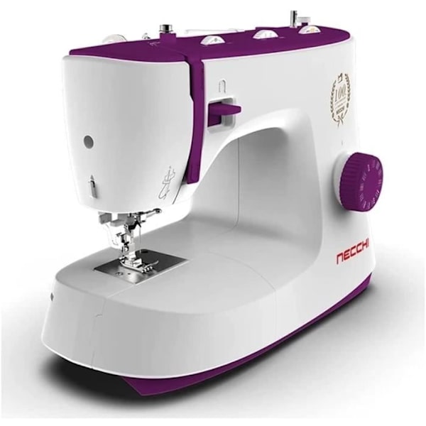 Symaskin - Necchi - K132A - Lila färg - Automatisk trädare - 32 punkter Lila