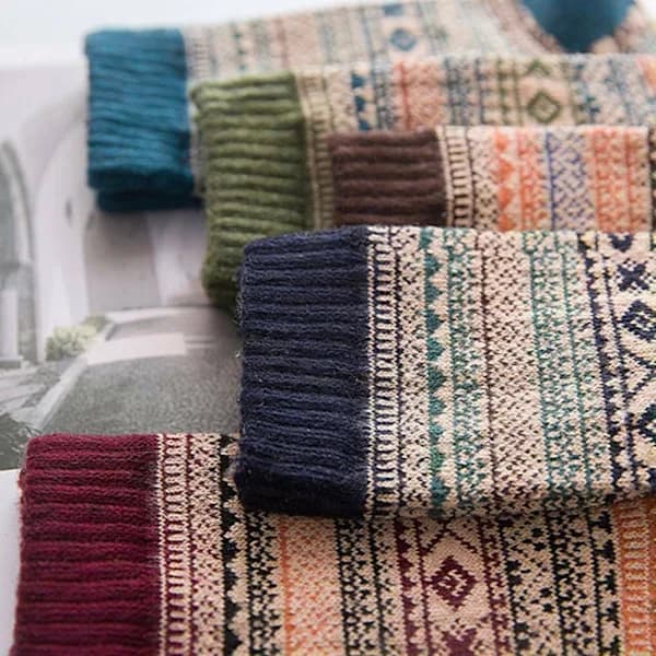 Thick, Warm Wool Socks Hike Chunky Sock - Thermal Socks-FA12-