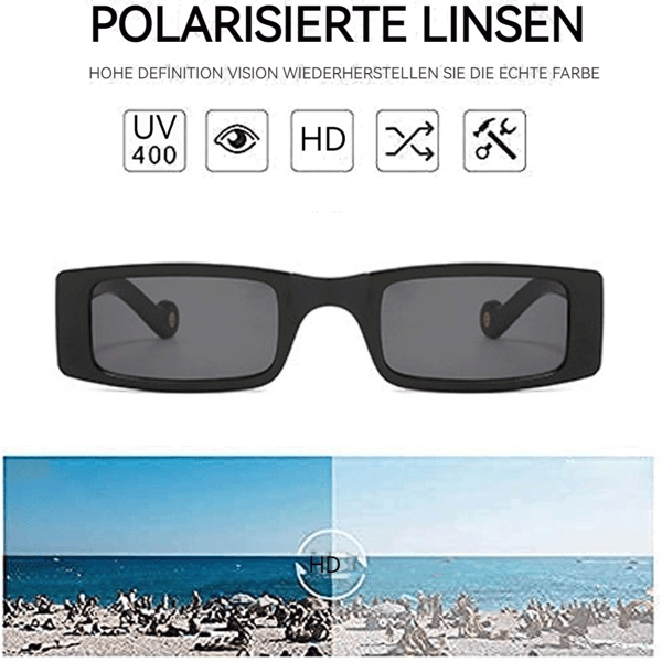 Retro solbriller for menn og kvinner med UV-beskyttelse