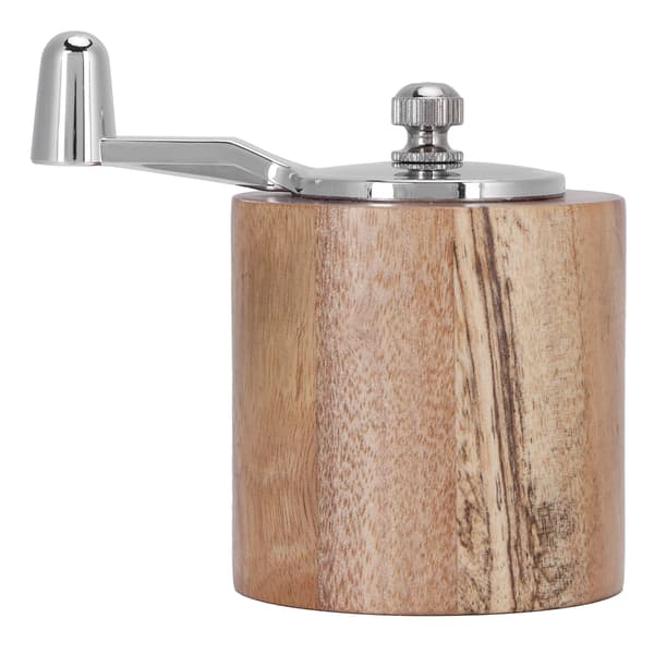 Manual Pepper Mill Spice Grinder Grinding Tool with Long Crank for Home Restaurant