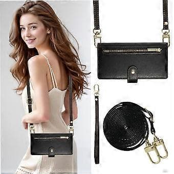 Flipdeksel til Samsung Galaxy S23 FE Lommebok Multifunksjonelt Forretningsstativ Crossbody-stropp
