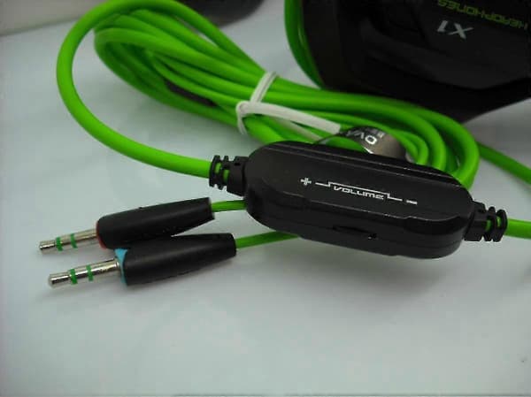 Datorheadset Multimedia Stereoheadset Dubbelkontakt Gamingheadset Xq-ej196