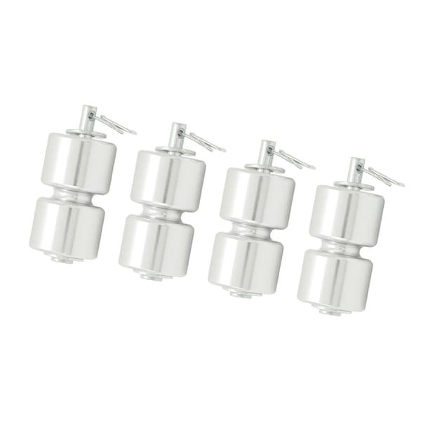 4PCS Trailer Tailgate Roller Compact Strong Strength for Trailer Tailgate Easy Lift Gate Lift Bed Hoist