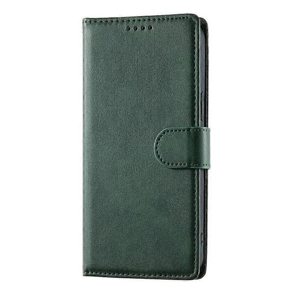 Phone Case Compatible with Realme 16 Pro+ 5G Stand Wallet Calf Texture PU Leather Flip Phone Case with Wrist Strap
