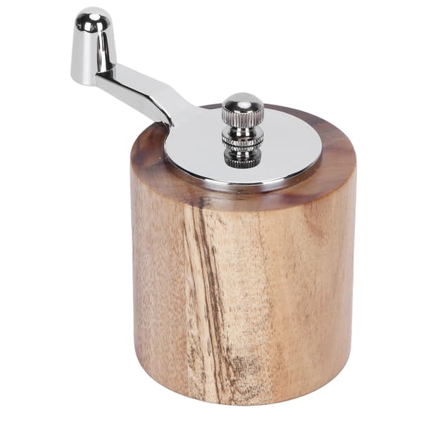 Manual Pepper Mill Spice Grinder Grinding Tool with Long Crank for Home Restaurant