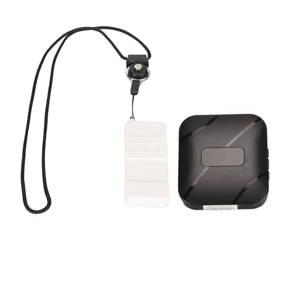 Patient Pager System 1 Transmitter 1 Receiver 4 Volume Levels LED Light Wireless Calling System for Family 100‑240V EU Plug