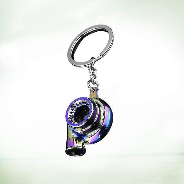Model Keychain Creative Turbocharger Metal Keychain