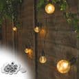 YYV LED-ljusslinga - 4m - Varmvit - IP65 Vattentät - 20 YYV-lampor