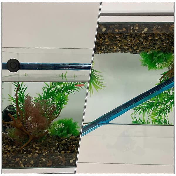 Akvarielampe til belysning 1 stk delikat akvarium LED-lys akvarium sort