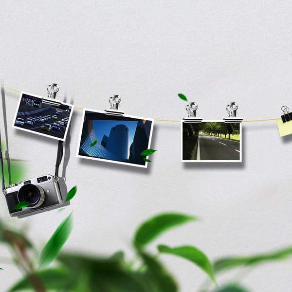 Large Metal Hanging Clips, 20-pack 2 \" Silver Bulldog Paper Clips DXGHC