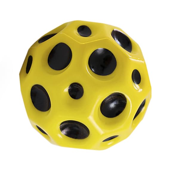 Elastic Bouncing Space Ball Parent Child Interactive Hand Eye Coordination Sports Training Bouncing Foam Ball 66mm Yellow