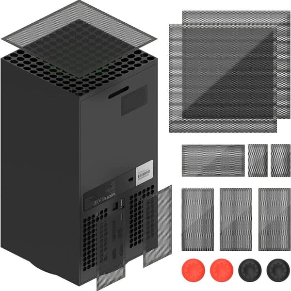 Støvbeskyttelse til Xbox Series X-konsol, 2-pak