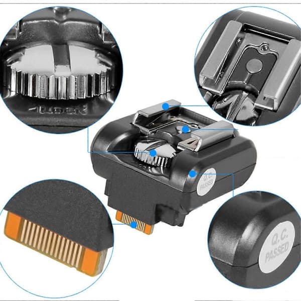 Blitzudløseradapter Sølv til NEX-3/C3/F3 NEX-5/5N/5R/5C/5T Kamera Sølv