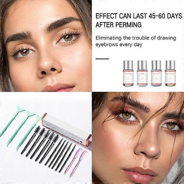 Professional Eyebrow Lift Kit - DIY Brow Lift Kit for Fuller, Thicker, Beautiful Brows
